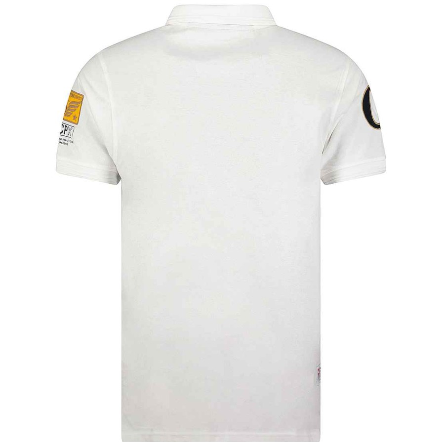 Homme Canadian Peak Polo | Kelaneak White Rm Men 419