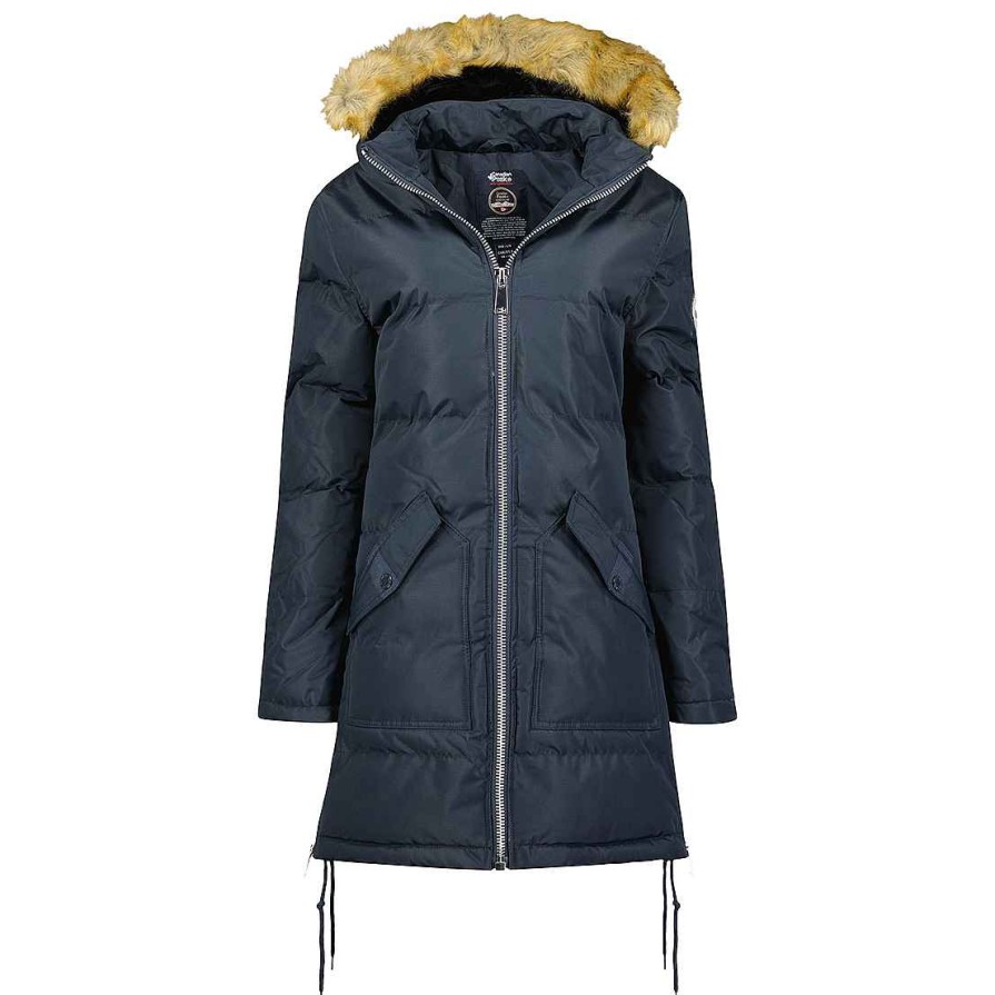 Femme Canadian Peak Parka | Canelleak Navy Bs Cp Lady 001