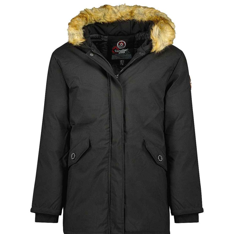 Homme Canadian Peak Parka | Bagweak Black Cp Rm Men 001