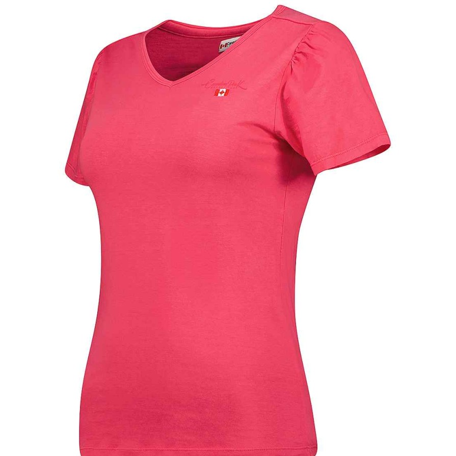 Femme Canadian Peak T-Shirt | Jelodieak Flashy Pink Rm Lady 419