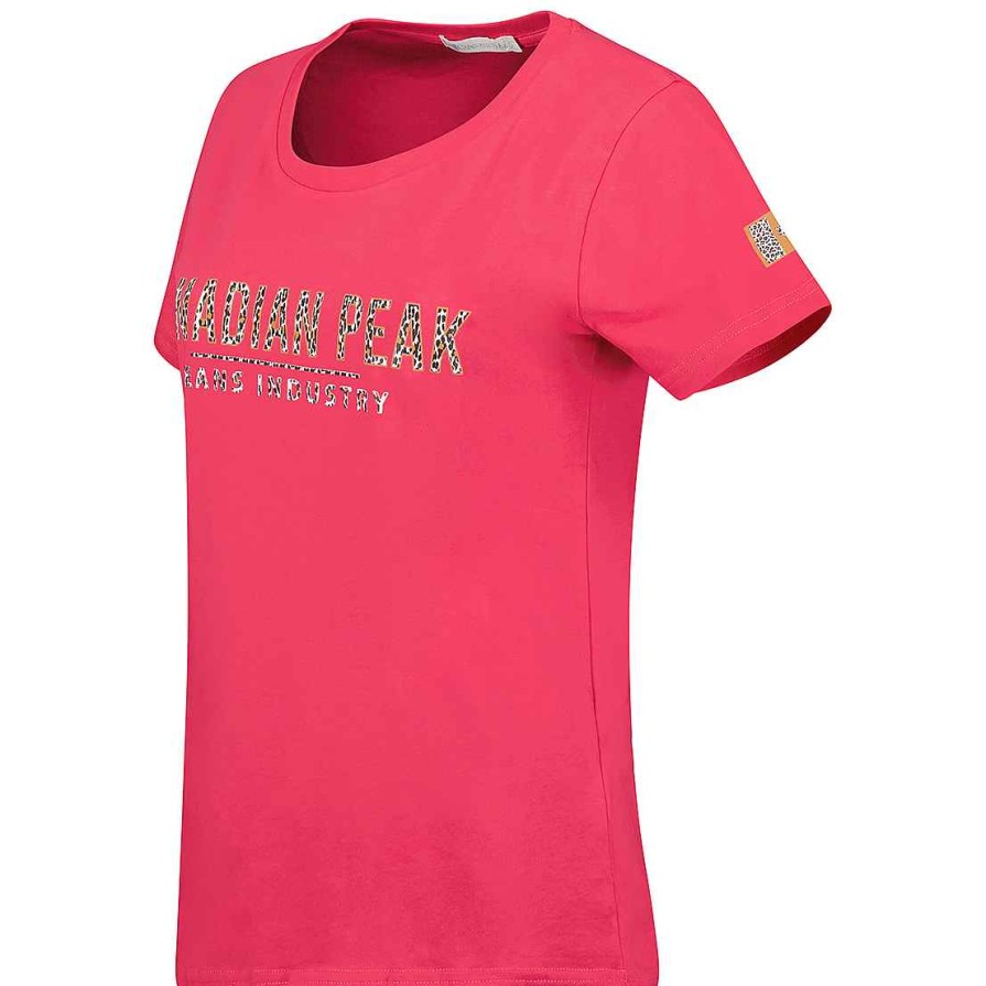 Femme Canadian Peak T-Shirt | Jolileak Pink Rm Lady 204