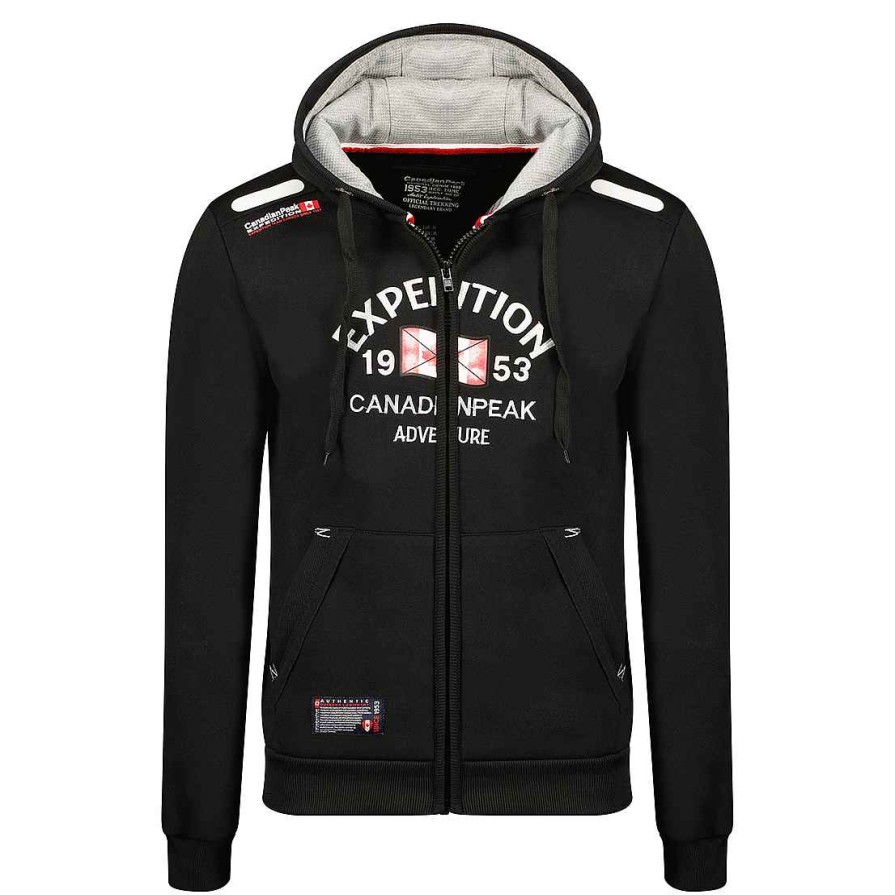 Homme Canadian Peak Transpirer | Flageak Black Rm Men 054