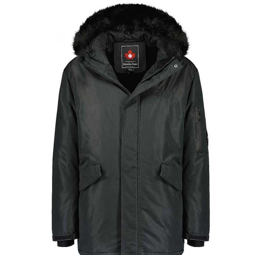 Femme Canadian Peak Parka | Adaneaka Bs Cp Black Lady 056